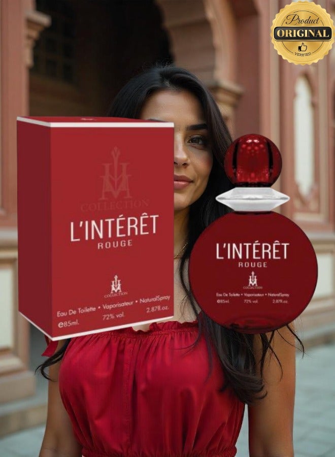 Collection L Interet Rouge Perfume EDT 85ML - Image 1