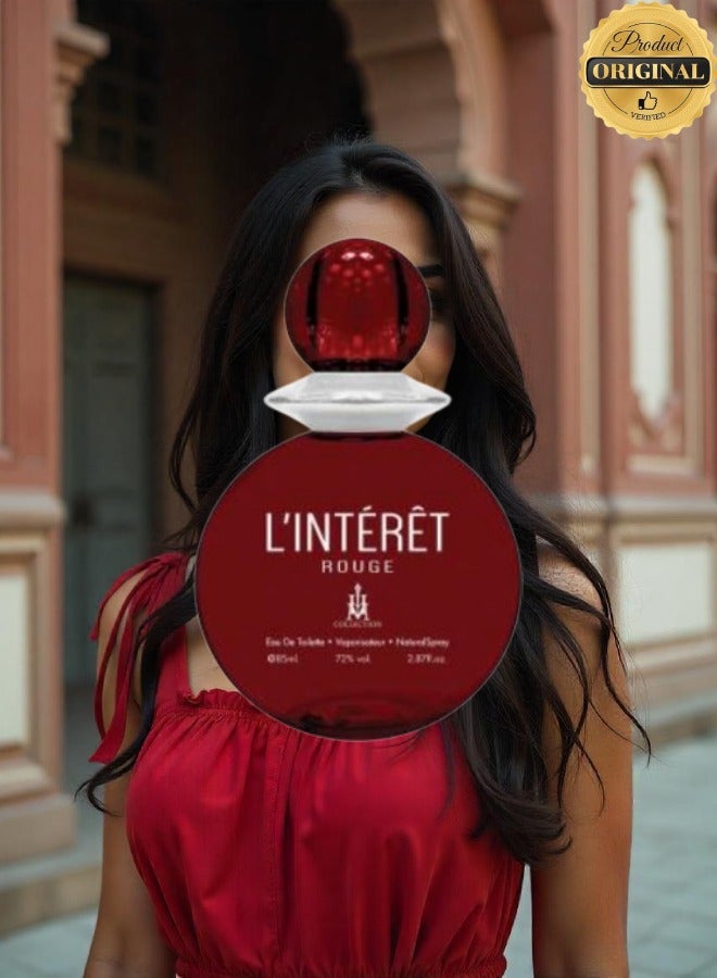 Collection L Interet Rouge Perfume EDT 85ML - Image 2