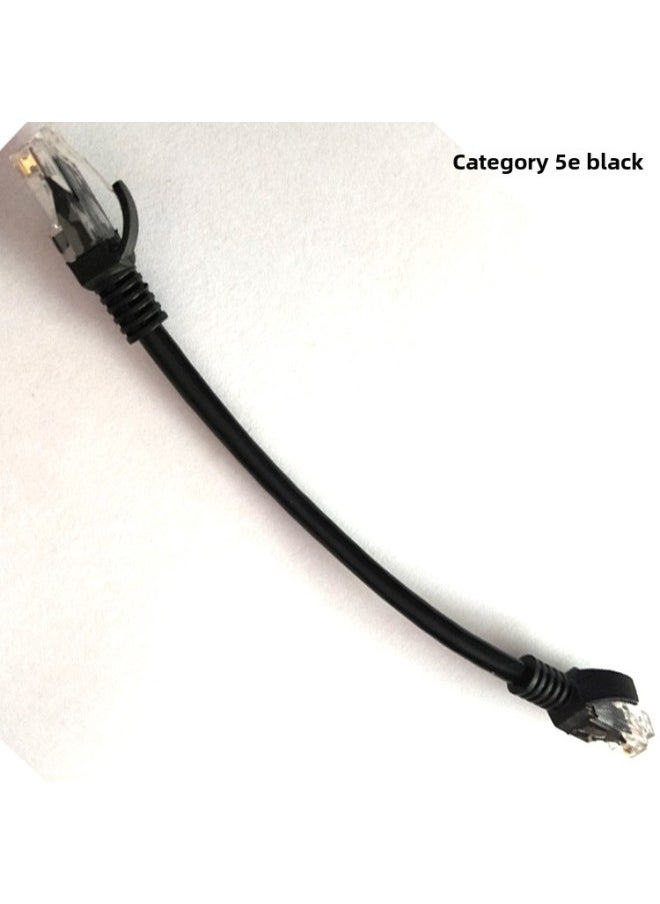 Generic Black Super Category 5 568BPOE Double-head Network Cable 0.2 0.3 0.5 0.8 1 1.5 2 2.5 3510 M-Color:six Types Of Black-Line Length:0.8 M  - Image 2
