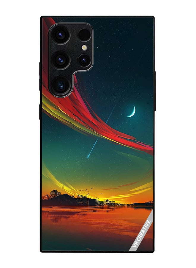 Protective Case Cover For Samsung Galaxy S25 Ultra The Moon And The Stars Design Multicolour