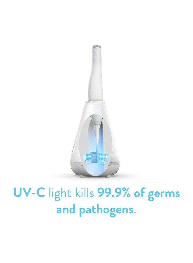 Tao Clean UV Sanitizing Sonic Toothbrush and Cleaning Station Electric Toothbrush Dual Speed Setting White - Image 4