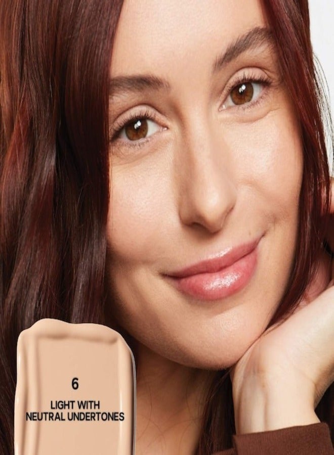 Saie  Slip Tint Total Radiant Concealer with Niacinamide , 6 - light with neutral undertones 5ml - Brightening & Hydrating Finish - Image 2