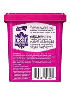 Viactiv Viactiv Calcium +Vitamin D3 Supplement Soft Chews, Caramel, 60 Chews - Calcium Dietary Supplement for Bone Health  - Image 4