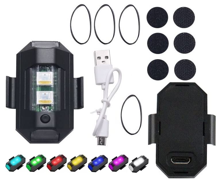 ELTRON TURBO ELT512864UIV Universal Safety Signal Aircraft Blinking Strobe 7 Colors Led Light Multipurpose Waterproof for Motorbike (Pack Of 4), Plastic, Battery Powered, Multi-Coloured - Image 4
