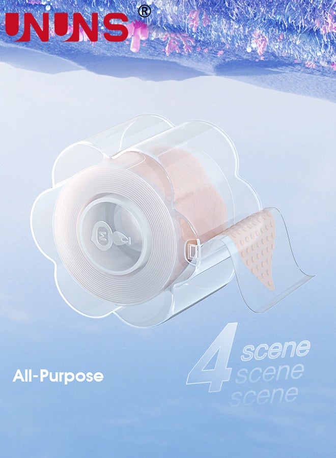 UNUNS 3 PCS Anti-Abrasion Foot Tape,Transparent Invisible Anti-Abrasion Foot Tape,Heel Anti-Abrasion Tape For Toes,Heel Grinding Foot Tape For Women - Image 4