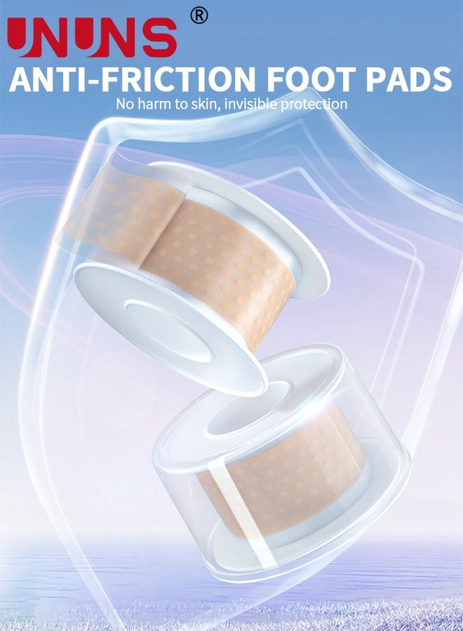 UNUNS 3 PCS Anti-Abrasion Foot Tape,Transparent Invisible Anti-Abrasion Foot Tape,Heel Anti-Abrasion Tape For Toes,Heel Grinding Foot Tape For Women - Image 2