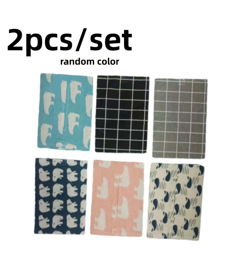 2Pcs Tissue Paper Box And Toilet Paper Bag Household Storage Set - Image 1