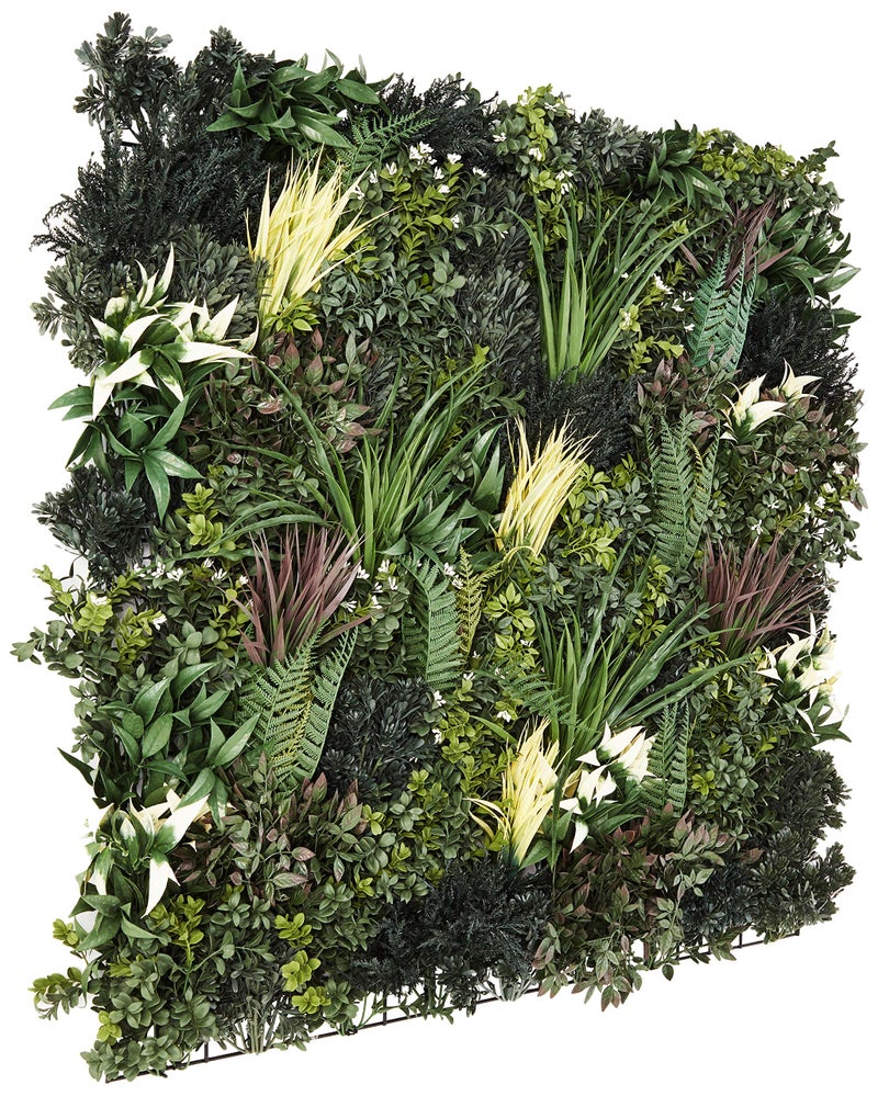 Nearly Natural Nearly Natural 3ft x 3ft Greens  Fern Artificial Living Wall UV Resist IndoorOutdoor 