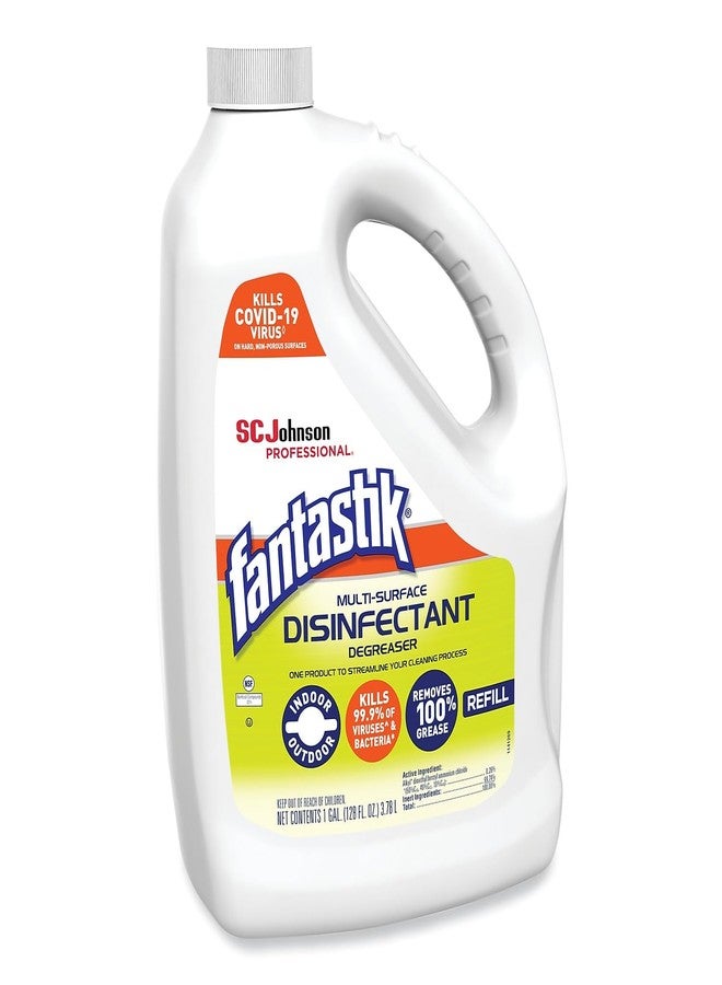 Fantastik Lemon Power Antibacterial Cleaner, 128 Fl Ounce - Image 2