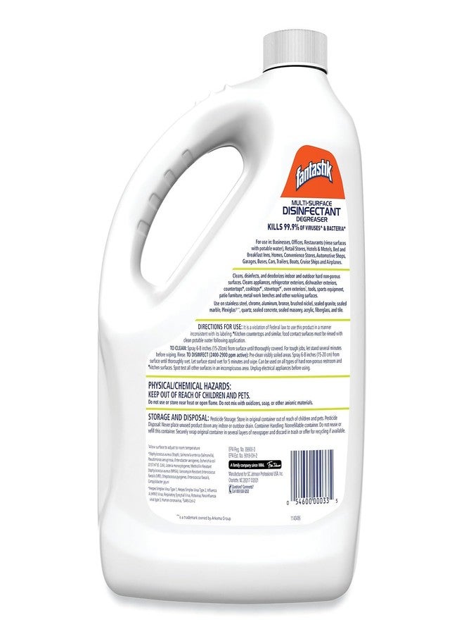 Fantastik Lemon Power Antibacterial Cleaner, 128 Fl Ounce - Image 4