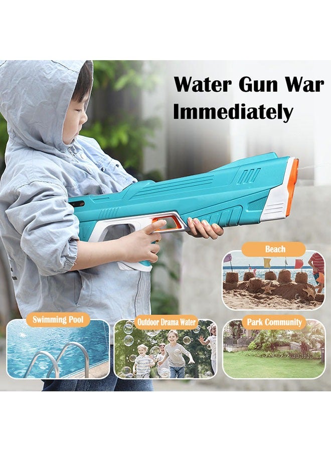 General Automatic Water Absorbing Electric Bursting Water Gun Toy for Kids and Adults Rechargeable Large Capacity Water Blaster Perfect for Beach Water Fights Pool Parties and Outdoor Summer Fun  - Image 3