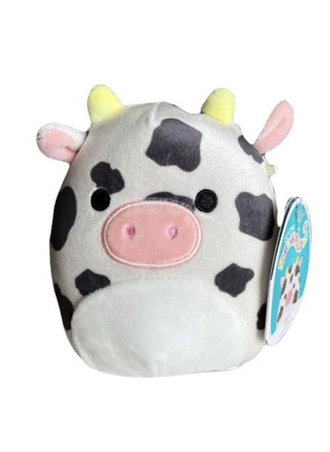 SQUISHMALLOW S Official Kellytoy Valentines Squad Squishy Soft Plush Toy Animal (5 Inch Colin Cow)  - Image 2