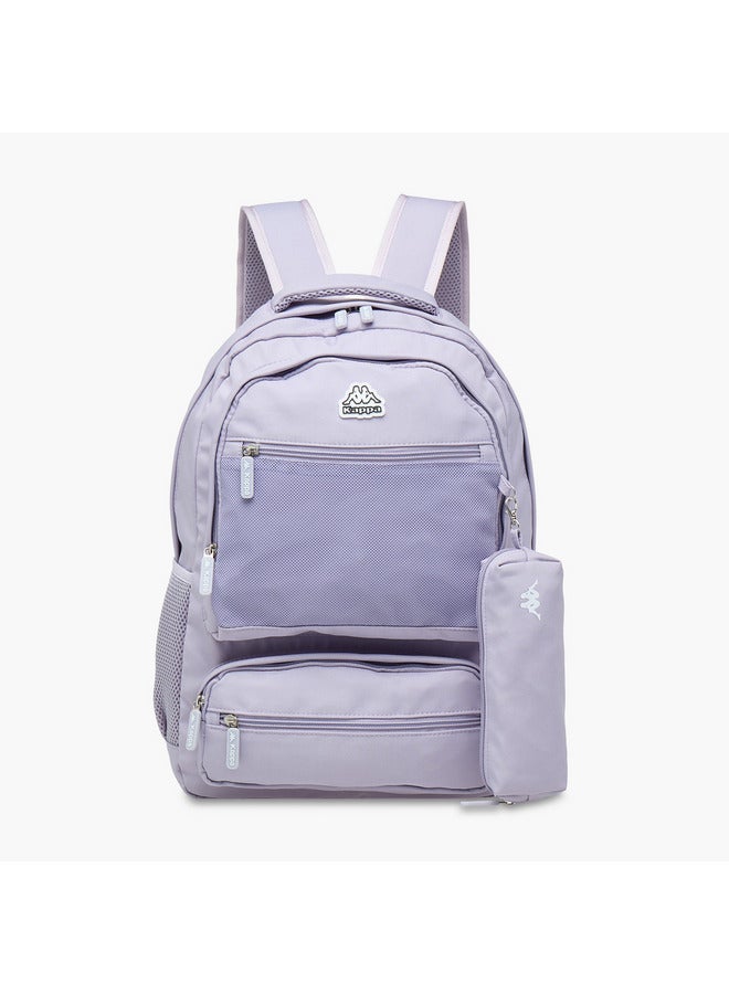 Kappa Girls Logo Print School Backpack and Pencil Pouch set - Image 1