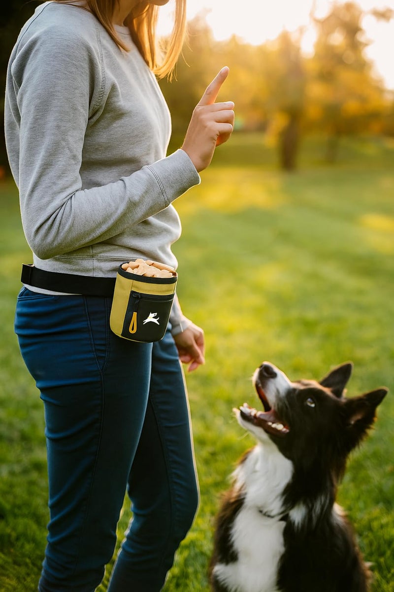 OllyDog Goodie Treat Bag, Dog Treat Pouch, Waist Belt Clip for Hands-Free Training, Magnetic Closure, Dog Training and Behavior Aids, Three Ways to Wear (Alchemy) - Image 2