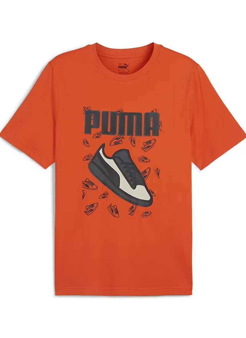 PUMA Graphics Sneaker Tee Redmazing  - Image 1