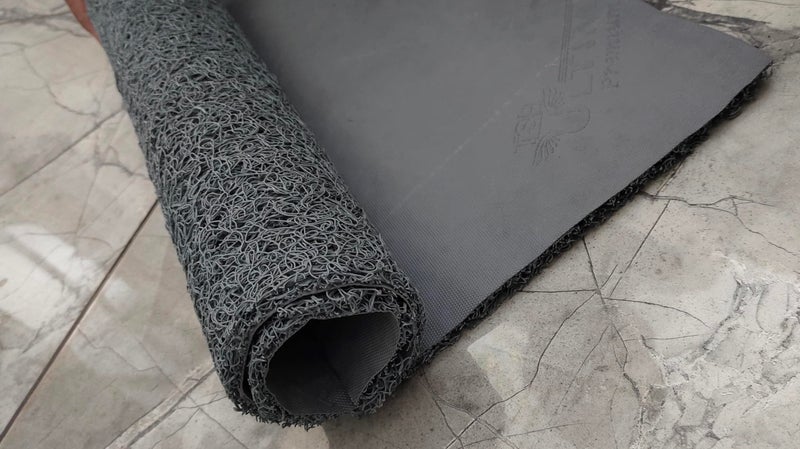 Purav Light Anti-Skid Non-Slip Waterproof Rubber Door Mat for Outdoor Home Entrance Mats (2x3 feet, Black & Grey) - Image 2