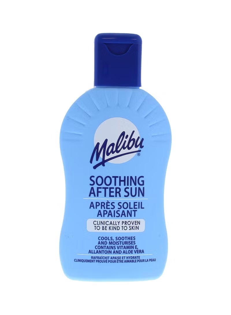 Malibu Soothing After Sun Lotion With Vitamin E Allantoin And Aloe Vera 200ml - Image 1