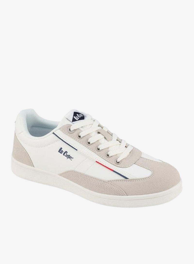 Lee Cooper Logo Print Lace-Up School Sneakers - Image 2