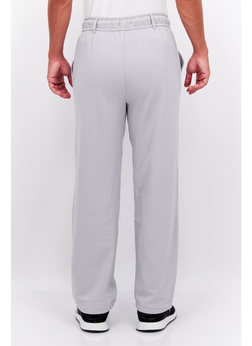 ESPRIT Men Regular Fit Solid Jogger Pants, Grey  - Image 2