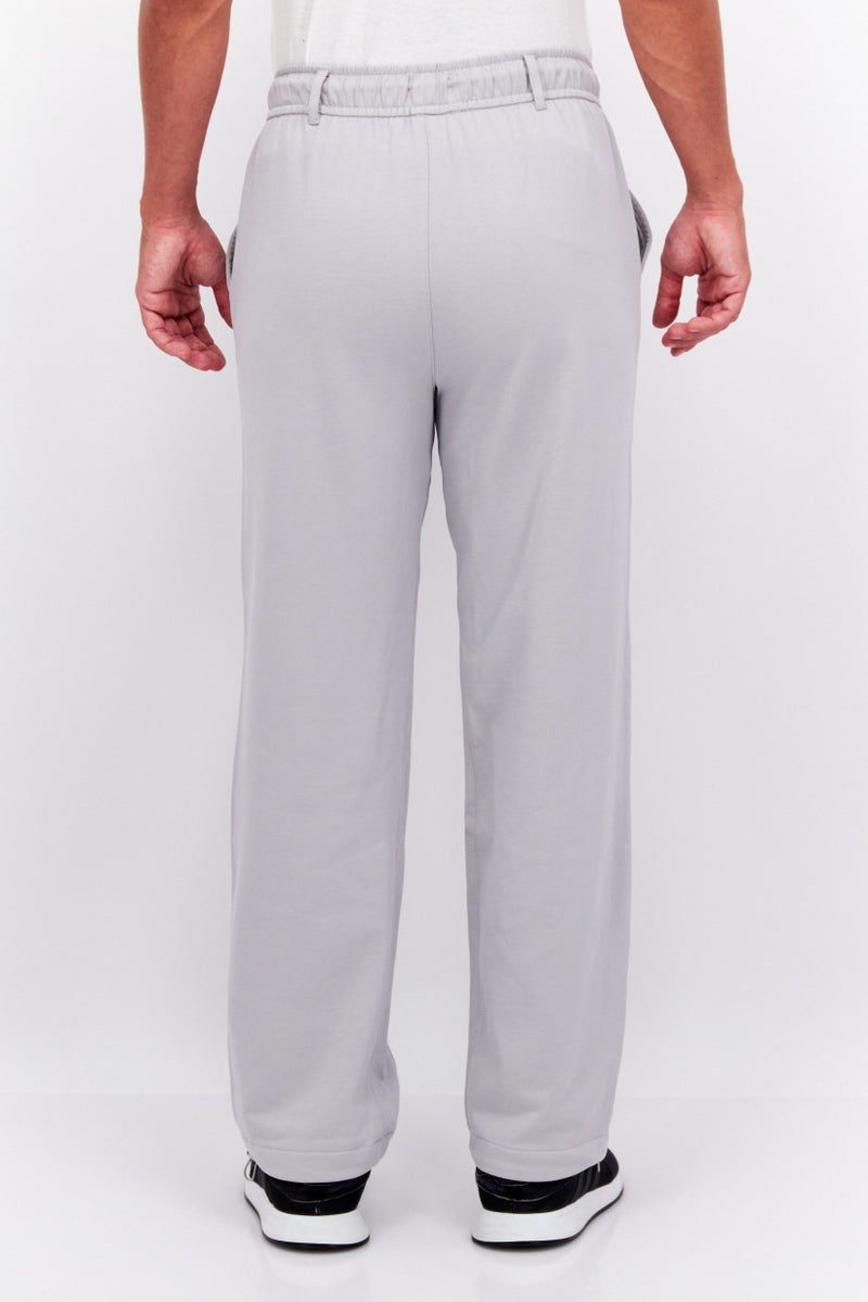 ESPRIT Men Regular Fit Solid Jogger Pants, Grey - Image 2