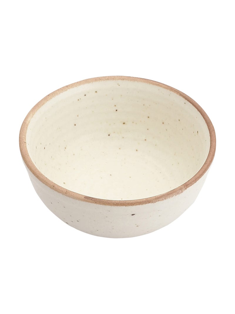 miah decor Miah Décor Ceramic Bowls Set of 6 Pcs Handcrafted Stoneware Matte Finish Dinner Bowl Katori Microwave Safe Freezer Safe Dishware Safe Dessert Snack Soup for Kitchen and Dinning -260 ml - Image 5