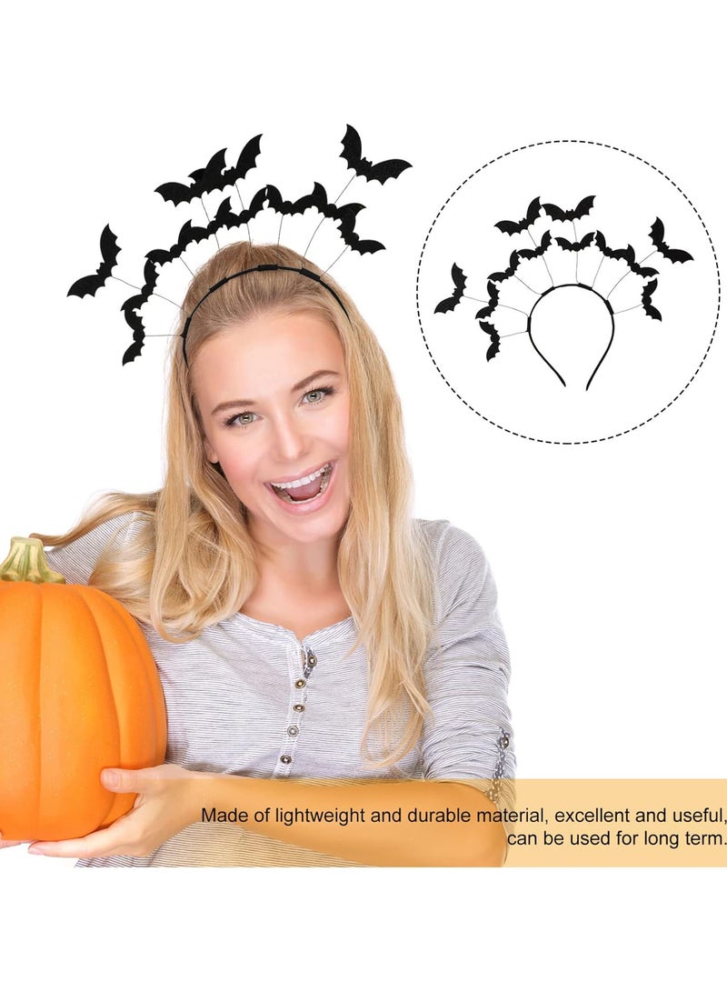 GGOOT Halloween Bat Headband Costume Accessory Women Masquerade Bat Hair Hoop Cosplay Carnival Theme Party  - Image 4