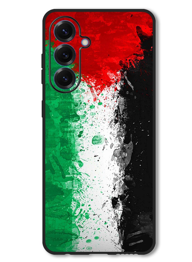 Theodor Case Compatible with Samsung Galaxy A56 Protection Shockproof Bumper Cover Palestine Flag 1 - Image 1