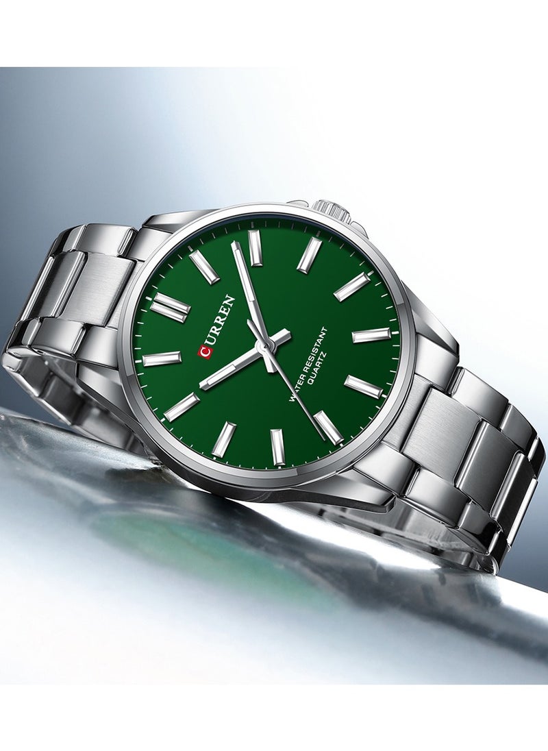 CURREN CURREN-9090 Original Brand Stainless Steel Band Wrist Watch For men With Free Box  - Image 2