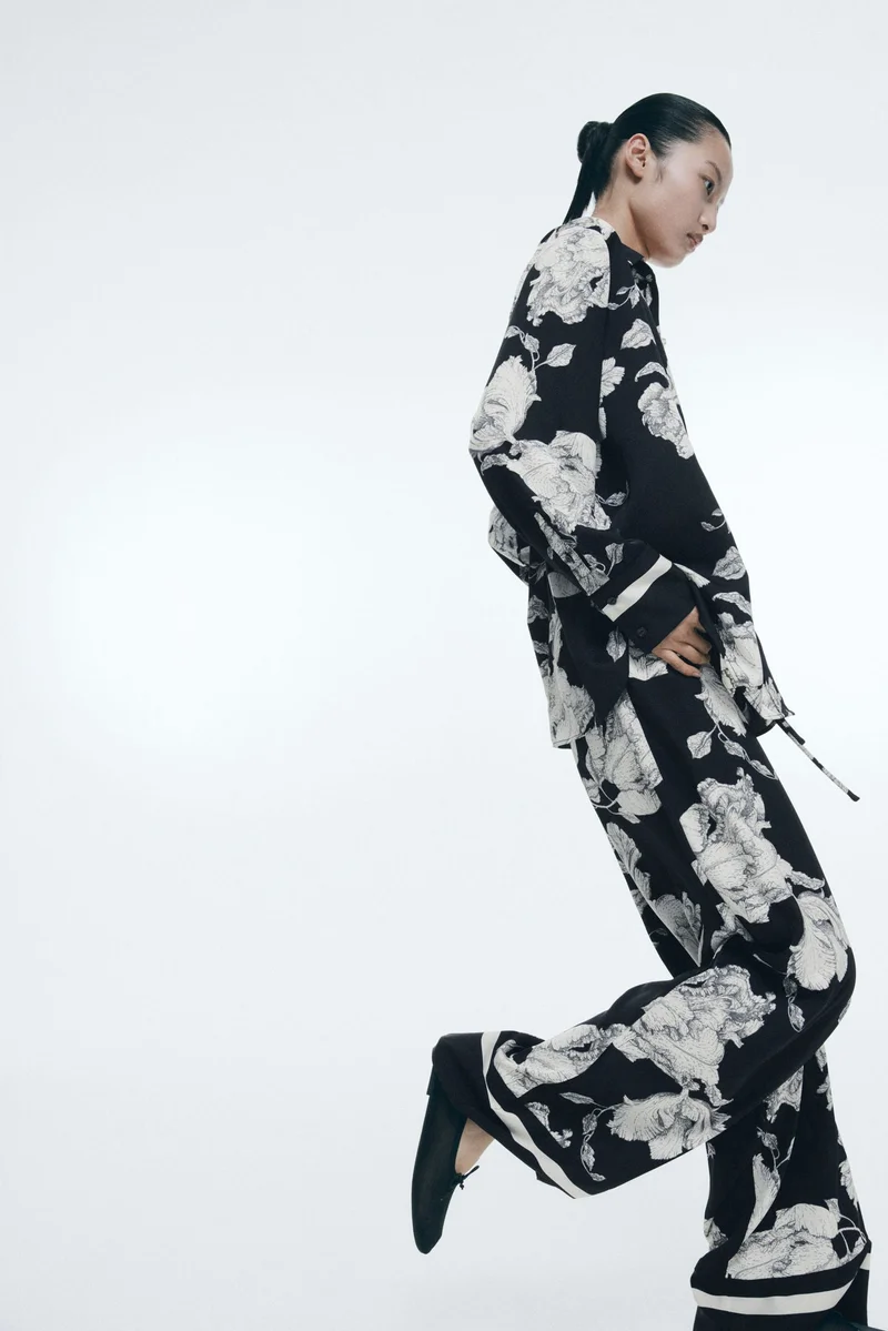 H&M Drawstring twill trousers