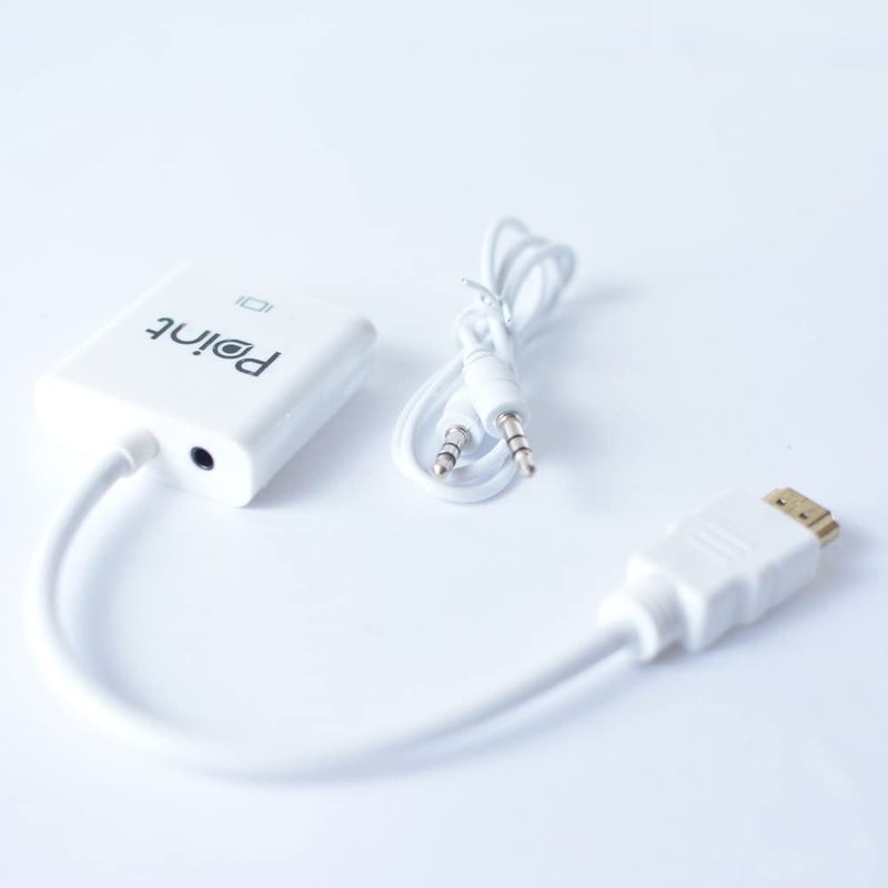 Cable Adapter HDMI To VGA + Audio 3.5mm Point
