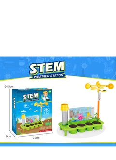 STEM Plant Ecological Weather Station Games,Science and Physics home chemical lab Educational Game for kids and It is an educational game that helps focus, creativity,Children's DIY 6+ Years  - Image 3