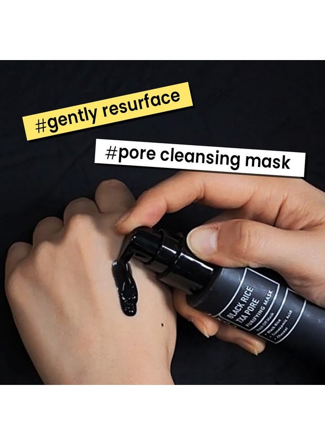coxir - Black Rice Txa Pore Purifying Mask L Purifying Mask For Blackhead Cleansing Pore Cleansing Hydrating Facial Mask Korean Skin Care Paraben Free Cruelty Free [50Ml/1.69 Fl.Oz] - Image 1