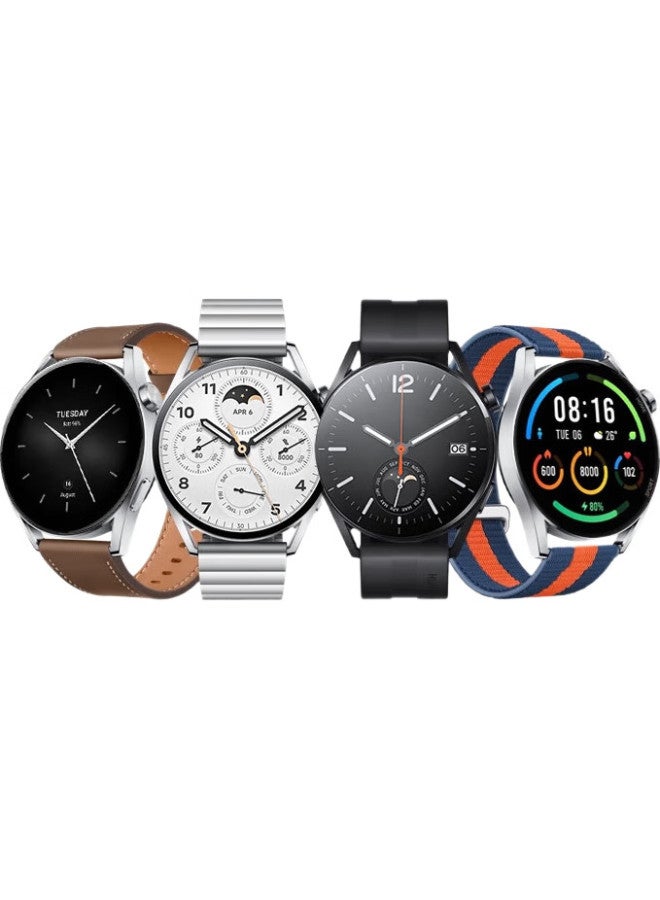 Canghua متوافق مع سوار Xiaomi Watch S4، سوار Xiaomi Watch S3/S2/S1/S1 Pro/Color2/Color الإصدار الرياضي، سوار سيليكون رياضي مقاوم للماء ومنفَس - Image 3