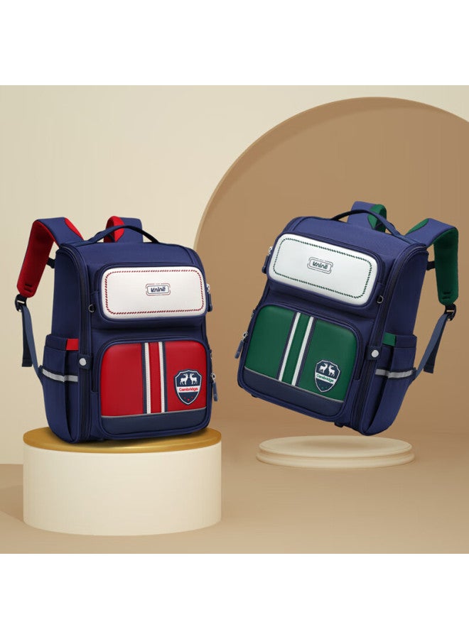 Ninth Castle Dijiuchengbao Schoolbag For Primary School Boys And Girls, Spine Protection Backpack For Grades 1-3 Children, Large Capacity Double Shoulder Bag, Lightweight Backpack - Image 2