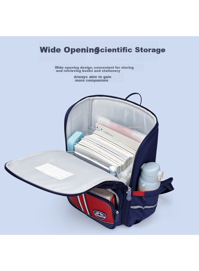 Ninth Castle Dijiuchengbao Schoolbag For Primary School Boys And Girls, Spine Protection Backpack For Grades 1-3 Children, Large Capacity Double Shoulder Bag, Lightweight Backpack - Image 3