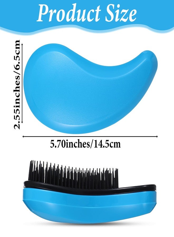 KFHENSOMR Small Dog Brushes for Grooming, Portable Yorkie Brush, Blue - Image 2