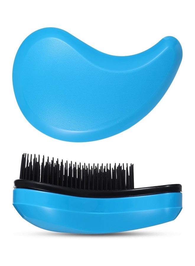 KFHENSOMR Small Dog Brushes for Grooming, Portable Yorkie Brush, Blue - Image 1