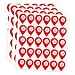 Besttile You are Here Map Pointer Stickers 05 x 07 Inch Each Perfect for Maps Projects More120 Pcs - Image 2