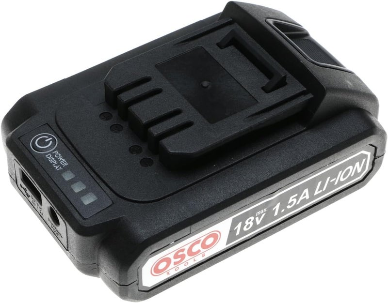 OSCO Li-Ion Cordless Drill With 2Pcs Li-Ion Battery,18 Volt - Image 3