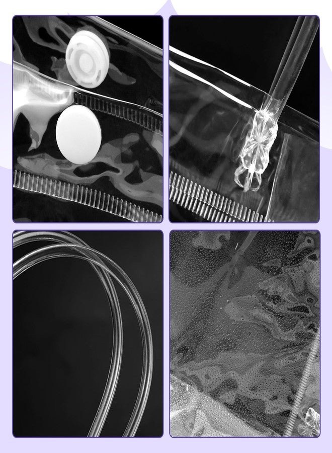 BadenBach 12 PCS Clear Gift Bags with Handles, 7.87" x 7.87" x 3.15",Clear Plastic Gift Bags Clear Goodie Bags Clear Party Favor Bags for Small Business Birthday Party Wedding Baby Shower - Image 3