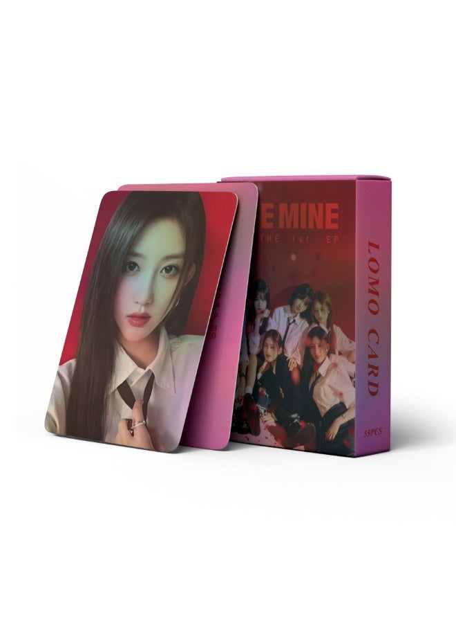 NIBEMINENT 55 Pcs Kpop IVE I'VE MINE Lomo Cards Card For Fans Collection Gifts - Image 1