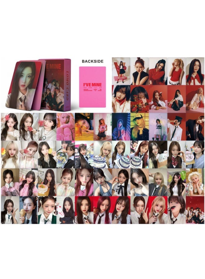 NIBEMINENT 55 Pcs Kpop IVE I'VE MINE Lomo Cards Card For Fans Collection Gifts - Image 2