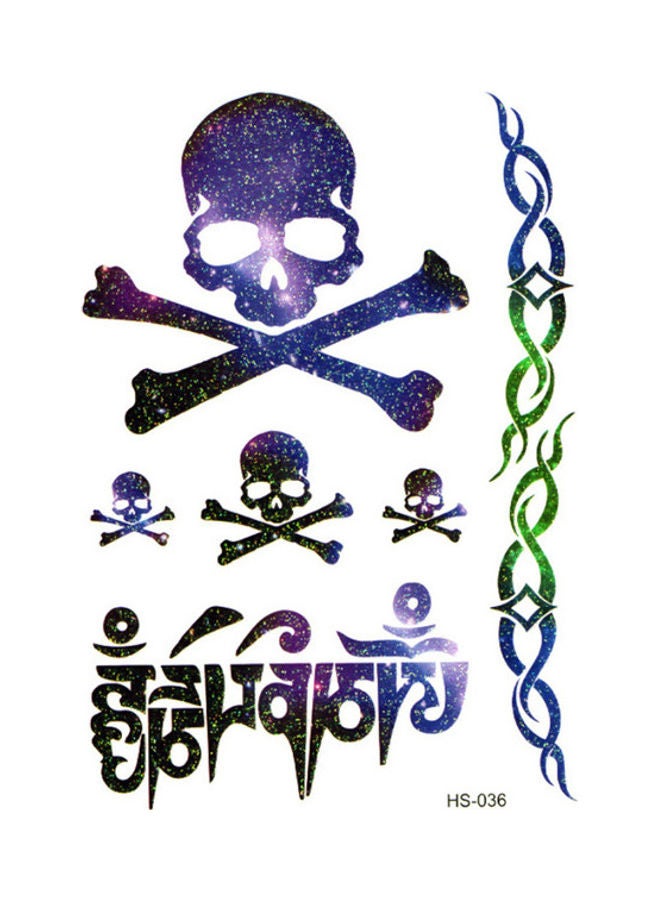 NIBEMINENT 2-Piece Temporary Tattoo Sticker Set - Image 2