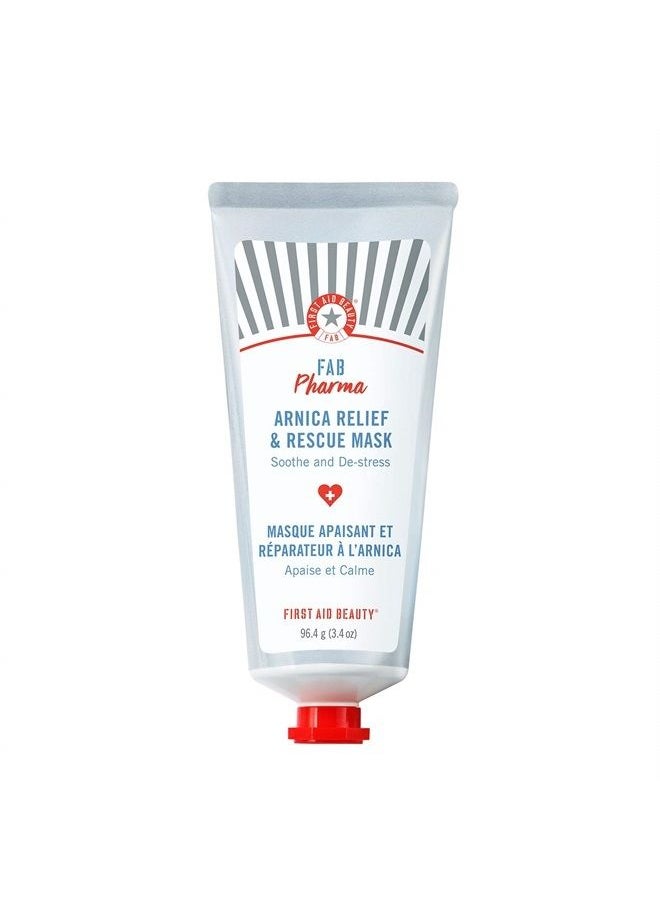 First Aid Beauty - FAB Pharma Arnica Relief & Rescue Mask – Soothing Leave-On Face Mask for Dry Skin - 3.4 oz. - Image 1