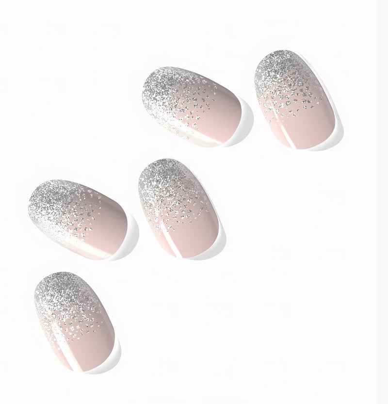 NOVA, Female Founded, Semi Cured Gel Nail Strips (Co-Star) - The 10 Minute Manicure. Salon-Quality, Works with Any Nail Lamp, Easy to Apply & Remove - Incl. Nail File & Wooden Stick (Co-Star)