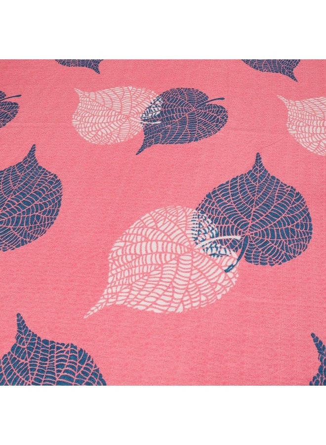 Status Contract 2024 Cotton Rich Double Fitted Bedsheet with 2 Pillow Covers for Bed Room, Home, Hotel-120 GSM (Peach) - Image 4