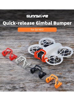 Gimbal Bumper For DJI Neo Protective Bar Anti-Collision Bumper Guards Protect Bar Camera Guard For DJI Neo Drone Accessories-Red