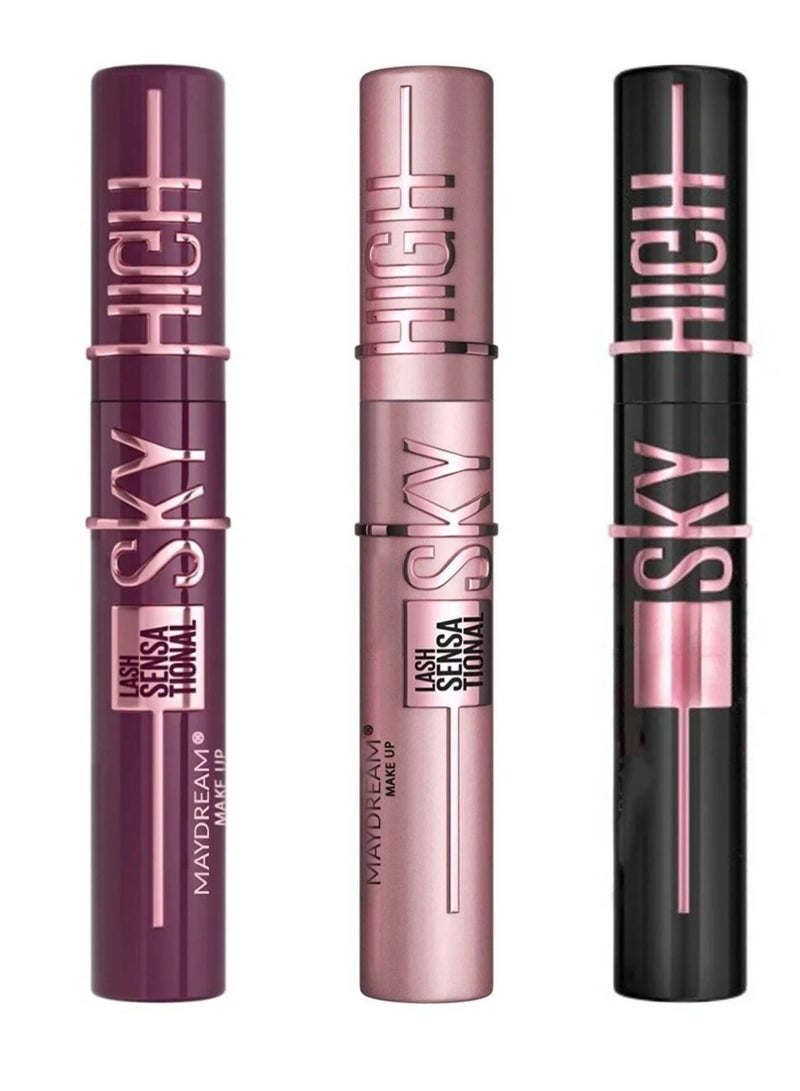 Mascara intensify and lengthen eyelashes waterproof black color