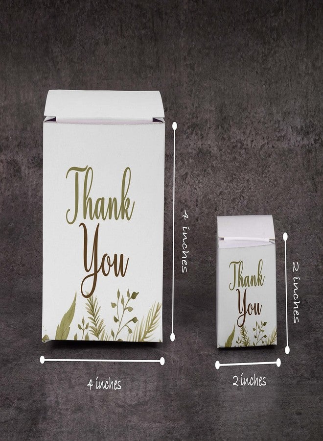 Inkdotpot علبة ورقية صغيرة من إنكدوتبوت - علبة هدايا صغيرة لحفلات استقبال المولود، مقاس 4×4×4 بوصة، علب هدايا ورقية، علبة حلوى ورقية لتوزيعات الحفلات، مزينة برسومات حيوانات لطيفة لحفلات استقبال المولود - عبوة من 20 قطعة، لون أبيض - Image 3