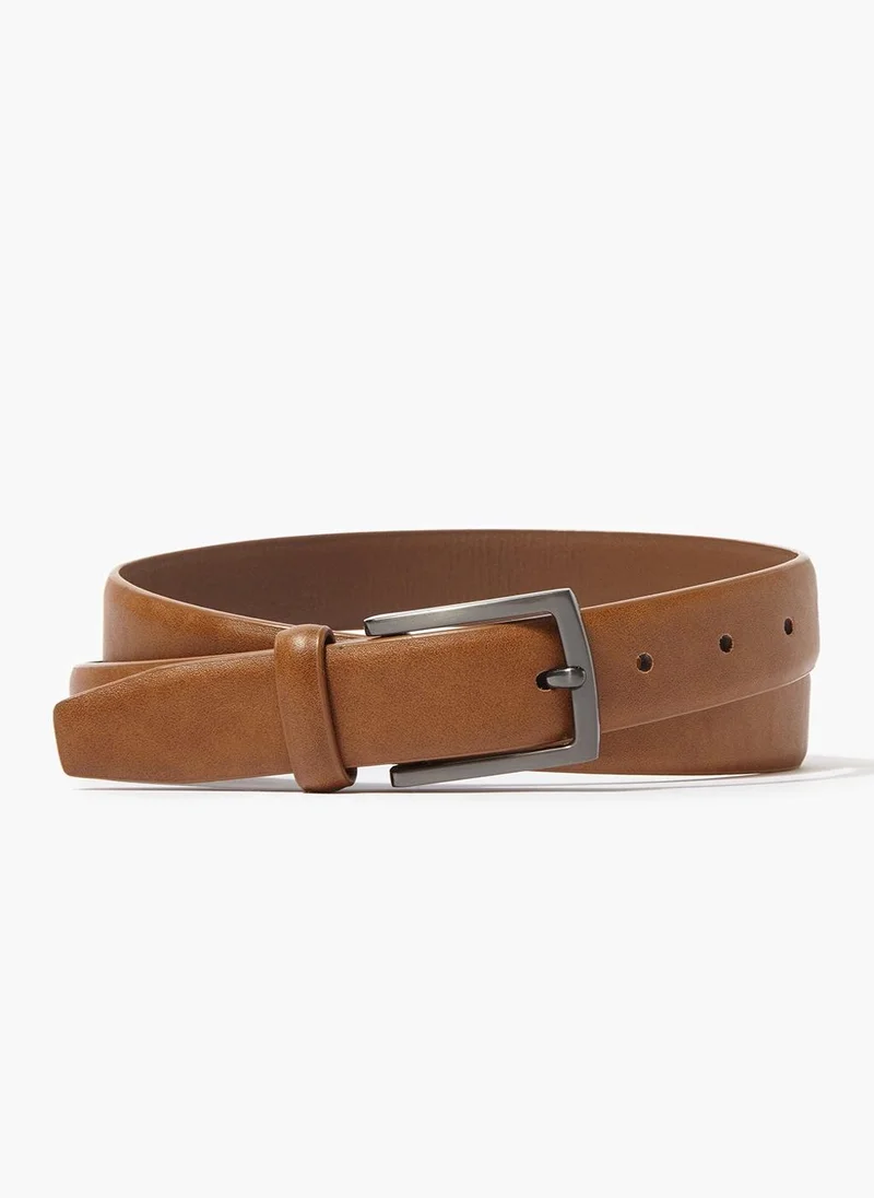 Matalan Tan PU Essential Belt